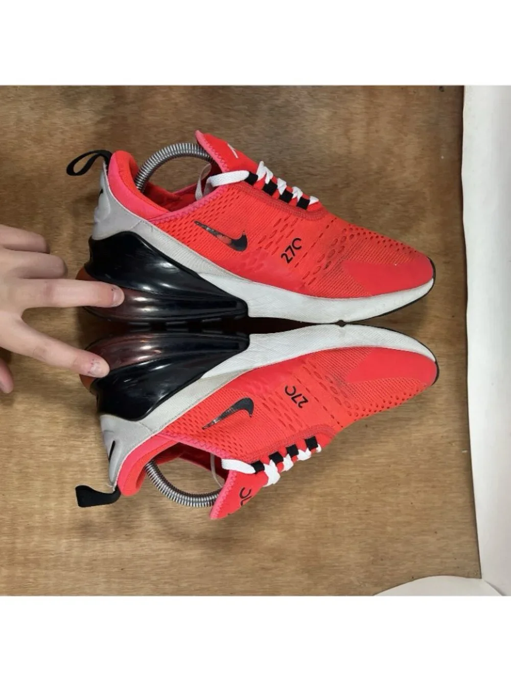 Nike Air Max 270 Red Orbit Men 8.5 Athletic Casual Running Sneakers BV6078-600
